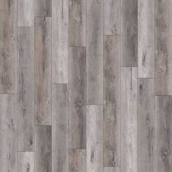 Piso de vinil Lvt traseiro seco de superfície em relevo 2mm para construção