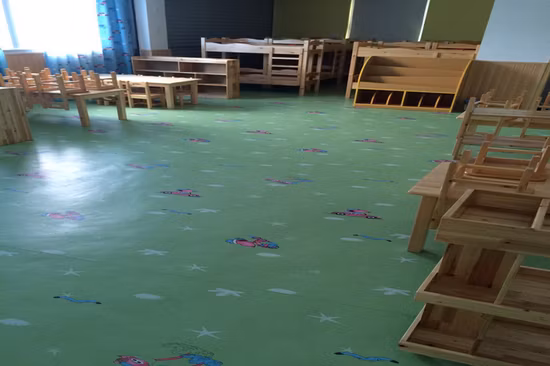 Rolo de tapete de piso de PVC entrelaçado com tapetes de PVC para garagem